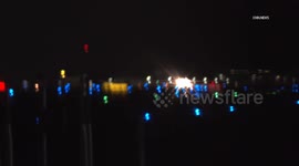 US, Los Angeles: Burbank Bob Hope Airport Emergency Landing N83FF