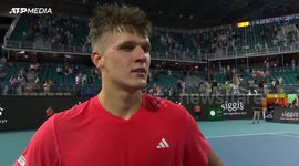 'Didn't wash my hands before match' Mensik on meeting Messi before semis in Miami