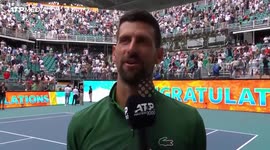 ‘Honour’ to have Messi in stands - as Djokovic closes in on 100th title