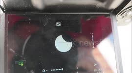 Spectacular partial solar eclipse seen in Kent, UK