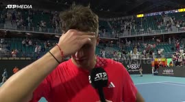 I didn’t wash my hands! Miami finalist Jakub Mensik on meeting Messi