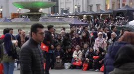 Shots from the Eid Iftar event at Trafalgar Square