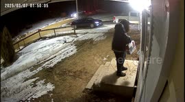Drunk Man Falls and Reveals Full Moon