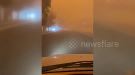 Saudi Arabia: Heavy Dust Storm Sweeps Through Rafha, Saudi Arabia