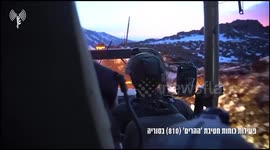 Syria: IDF forces operated in the foothills of Mount Hermon in Syria