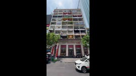 Explore this entire apartment block full of coffee shops in Vietnam