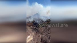 Helicopters battled Table Rock Complex wildfires in South Carolina