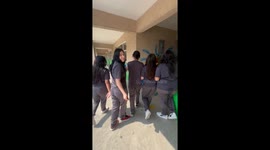 Woman slips and falls while playing with friends in Mexico