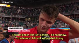 'The biggest day of my life' - Jakub Mensik on his Miami Open masterclass to deny Novak Djokovic an 100th ATP title triumph