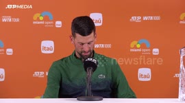'I didn't feel my greatest on the court' - Djokovic on his defeat at the Miami Open