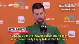 'Just a very weird match' - Novak Djokovic pulls no punches after missing out on his 100th ATP title with defeat in Miami