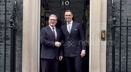 Keir Starmer welcomes Alexander Stubb to 10 Downing Street