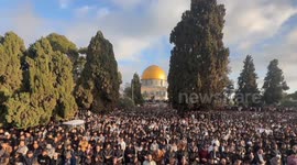 Israel: Eid al-Fitr celebration in Al-aqsa Mosque