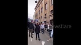 Sweden: Scenes from a pro-Palestine rally in Stockholm, Sweden