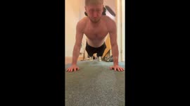 Weighted Pushup Gone Wrong