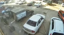 Illegal gas supply causes explosion that rips through shops in Russia