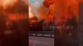 Malaysia: Gas Station Fire in Malaysia Injures at Least 25