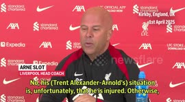Trent Alexander-Arnold 'fully focused on his recovery, not his future', says Liverpool boss Arne Slot after Real Madrid rumours
