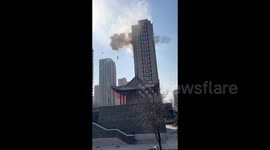 Illegal lithium battery triggers explosion in high-rise - windows blown out