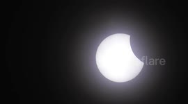 The first of 17 videos i got of the Partial Solar Eclipse seen around the world on 29th March 2025