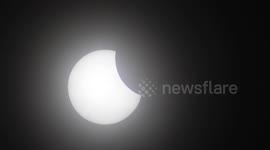 The 2nd of 17 videos i got of the Partial Solar Eclipse seen around the world on 29th March 2025