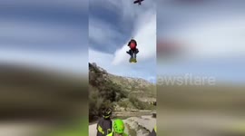 Helicopter rescues hiker struck down by illness in Sicily