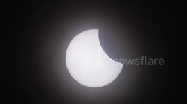 The 3rd of 17 videos i got of the Partial Solar Eclipse seen around the world on 29th March 2025