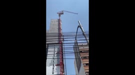 Crane plunges from building amid Bangkok earthquake carnage