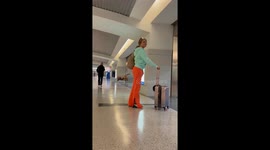 Backing Up Into Airport Art