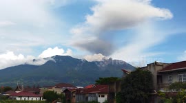 Indonesia's Mount Marapi erupts, sending column of ash into sky
