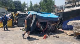 Mexico: Migrant camp in La Merced region dismantled by Mexican authorities