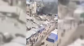 An Israeli airstrike targeted an UNRWA clinic in Jabalia