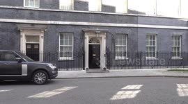 UK: British PM Keir Starmer leaves Downing Street to attend PM's Questions at parliament