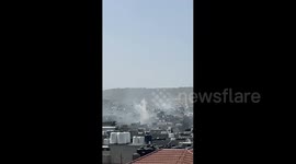 Israeli forces during their raid on Al-Duheisha refugee camp in Bethlehem, West Bank