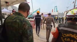 Earthquake rescue team recovers body from collapsed building in Bangkok as death toll rises