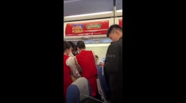 Cabin crew BITTEN as row over 'smelly passenger' erupts on Air China flight