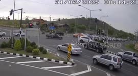 Six injured when truck's brakes fail and it crashes into cars
