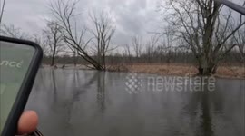 Fishermen brave incoming storm for steelhead catch
