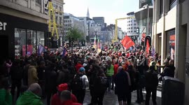 Belgium: Belgium comes to halt as workers protest new government’s budget cuts