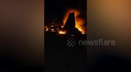 Indian Air Force fighter jet crashes killing its trainee pilot