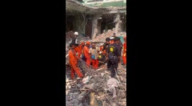 Myanmar earthquake rescue teams search rubble for survivors