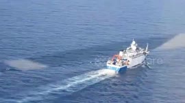 Philippine Coast Guard helicopter shadows Chinese research vessel traversing archipelagic waters