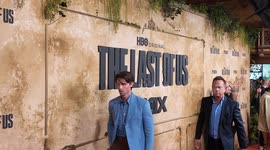 Patrick Schwarzenegger arrives on the red carpet for the Australian Premiere of THE LAST OF US (Season 2) and Australian launch of MAX, Sydney, Australia