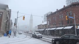 Canada: Heavy snowfall effective in Toronto