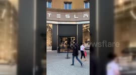 Sweden: Swedish Activists Protest Tesla Over Musk’s Policies