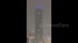 Canada: Heavy Snowfall Causes Low Visibility in Calgary and Surrounding Area 2