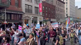 US: Trans Day of Visibility march in New York
