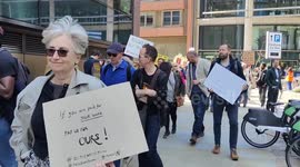 Protest against Meta Book Thieves in London, UK