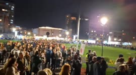Serbia: People take part in a massive protest in Kragujevac