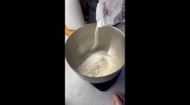 Baker transforms flour, yeast, and butter into a golden brioche dream